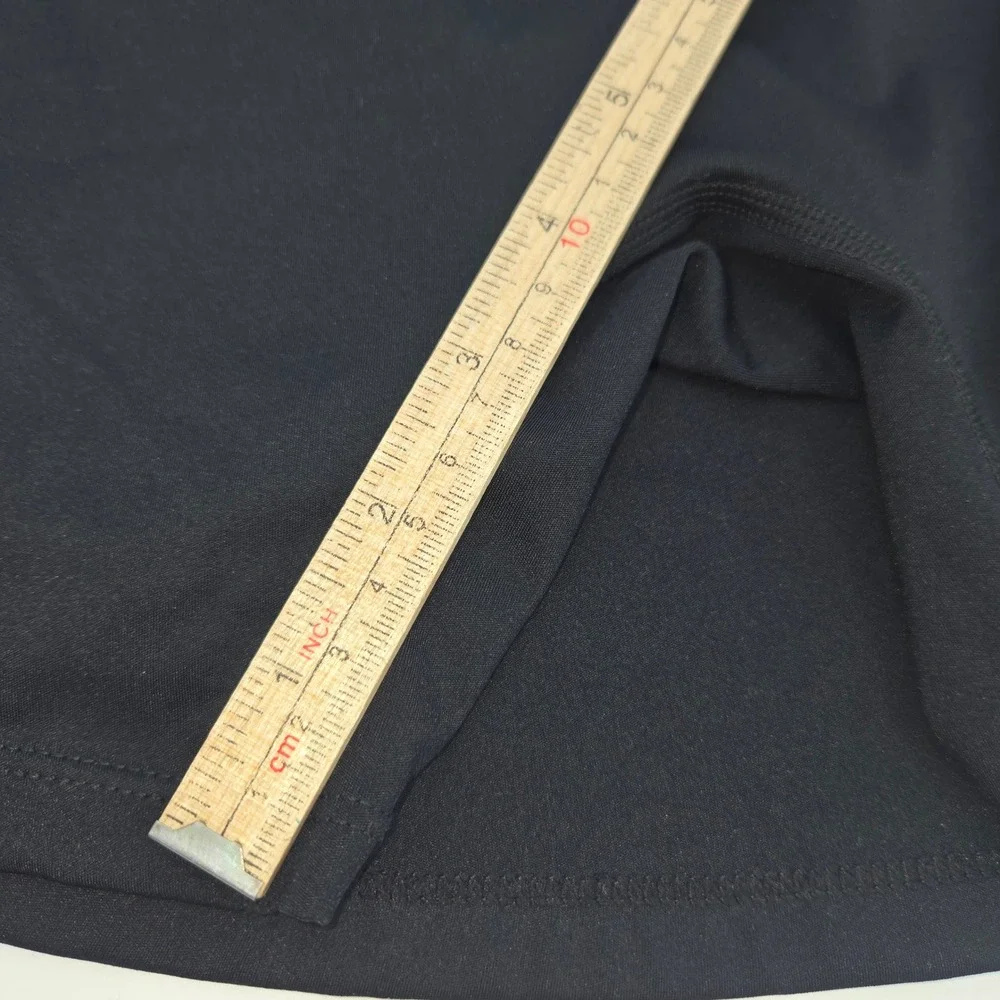 Athletic Tennis Dress Womens Size Large Black Racerback Activewear Stretch  Golf